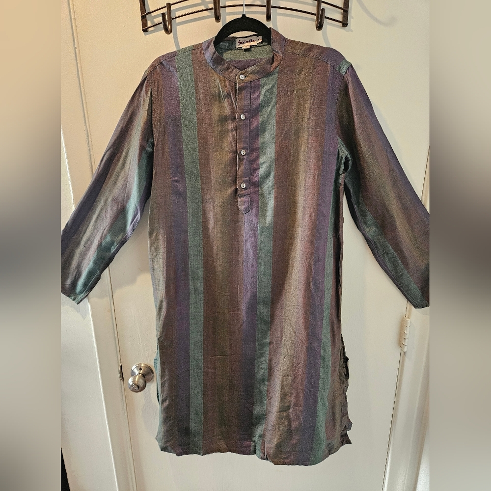 Fabindia Multicolor Striped Kurta